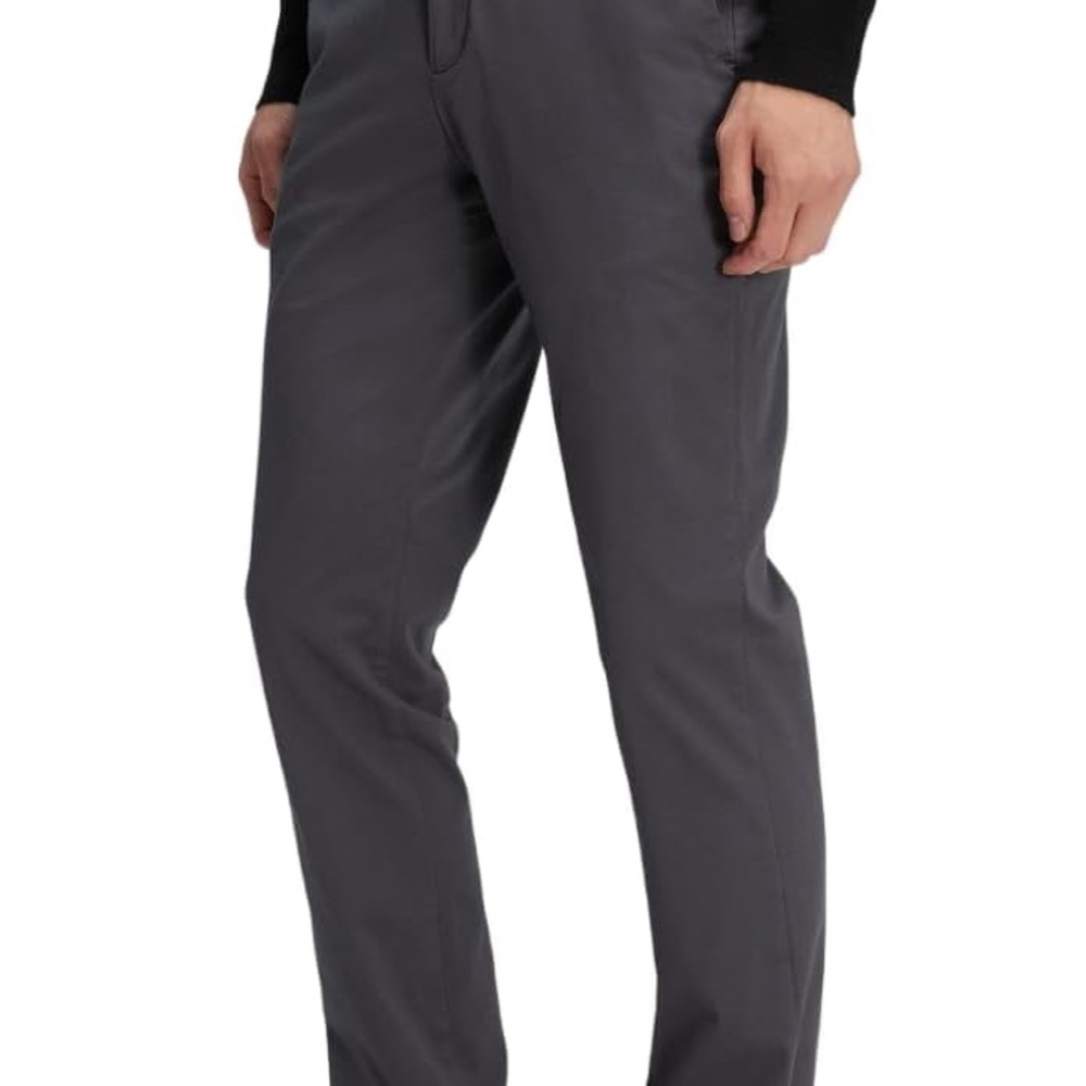 Calvin Klein Men's Charcoal Chinos